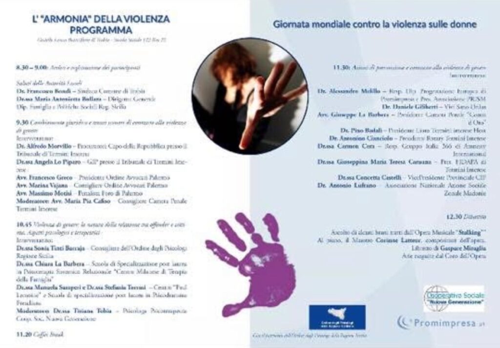 L’«Armonia» della violenza — Giornata mondiale contro la violenza sulle donne