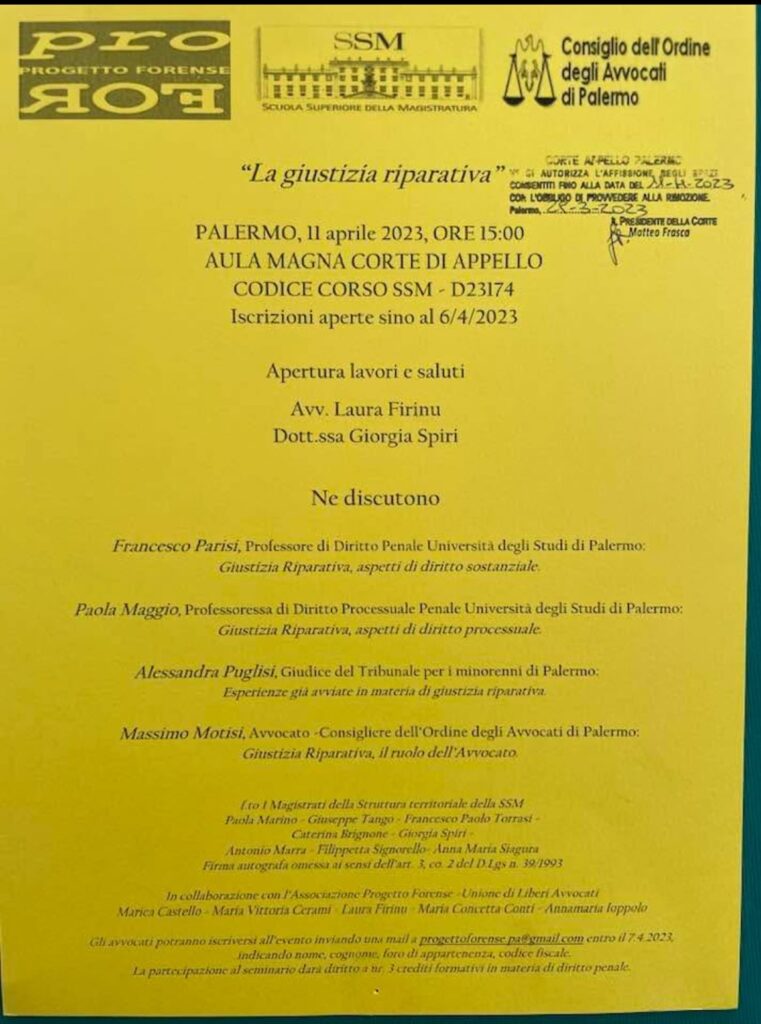 La giustizia riparativa