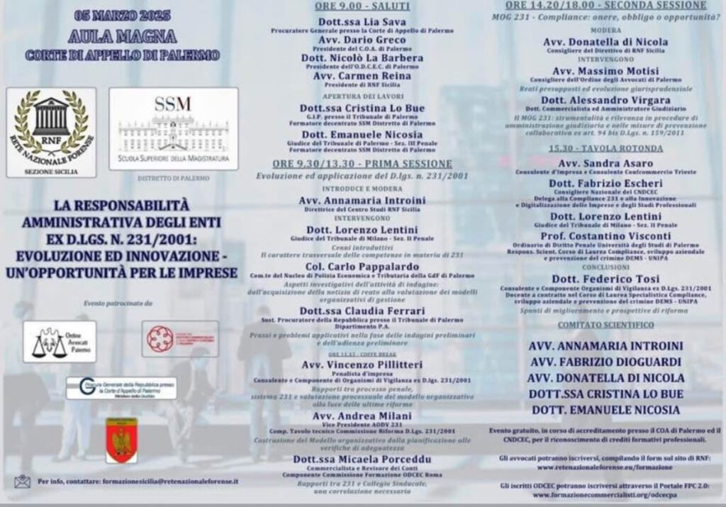 La responsabilità amministrativa degli enti ex D.Lgs. 231/2001: evoluzione ed innovazione