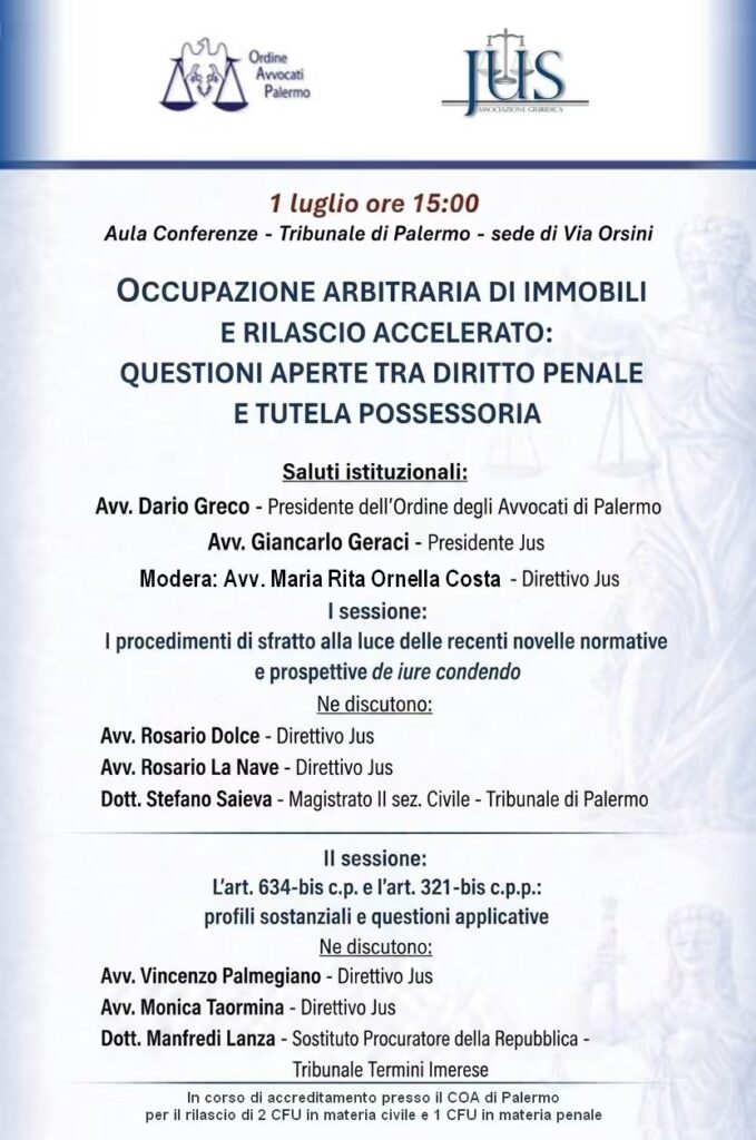 «Occupazione arbitraria di immobili e rilascio accelerato: questioni aperte tra diritto penale e tutela possessoria»